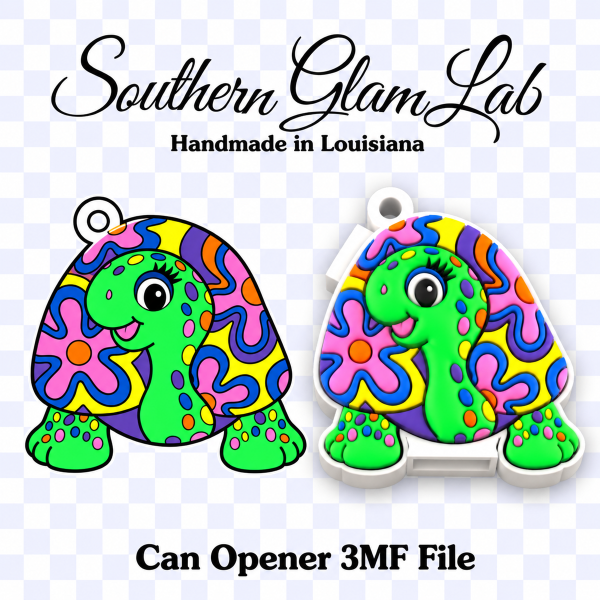 LF Turtle Can Opener 3MF File