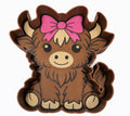 Highland Cow 3D Printed Trinket Tray