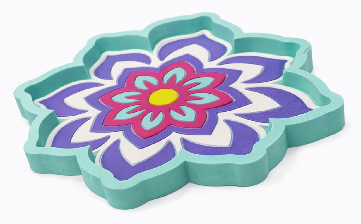 Mandala 3D Printed Trinket Tray