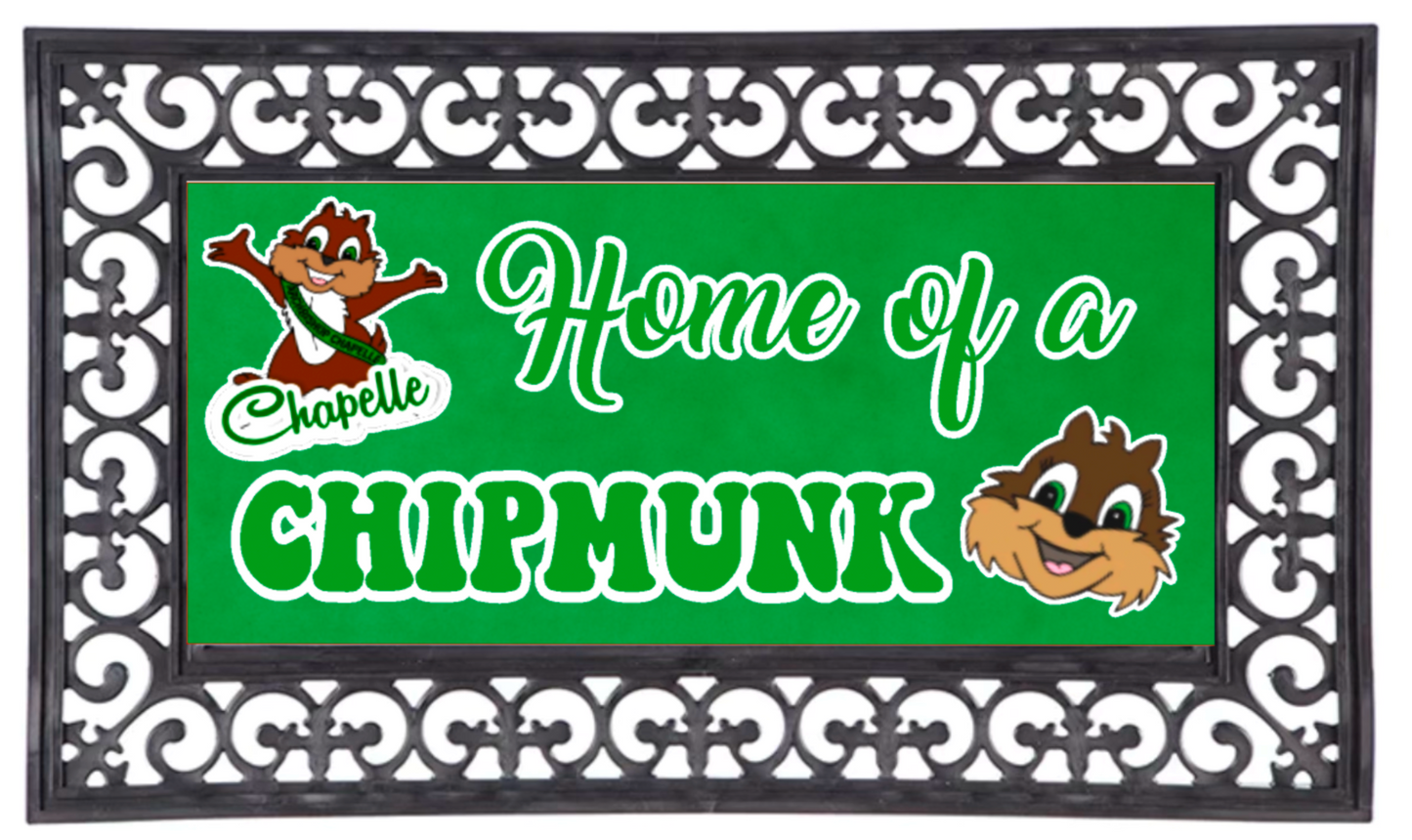 Chapelle Chipmunks Door Mat 