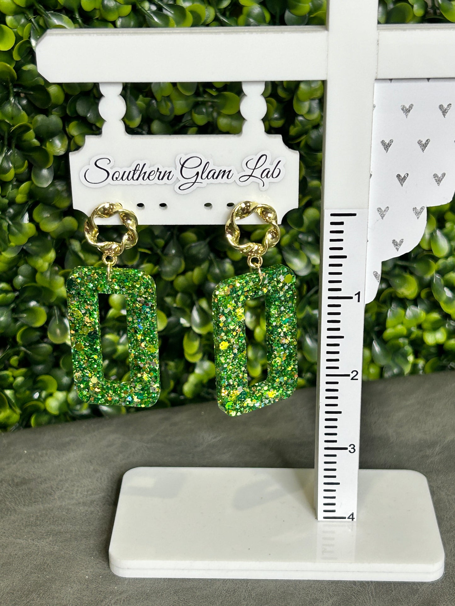 Glitter St. Patrick's Day  Earrings