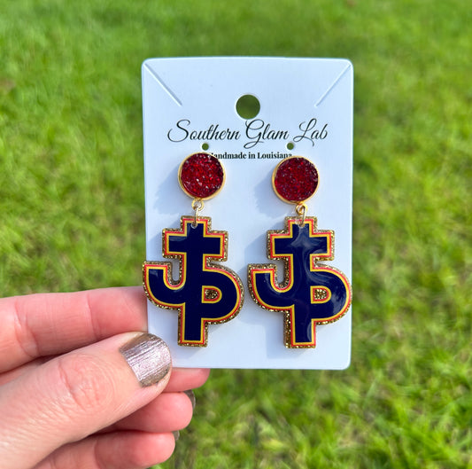 Pope John Paul Earring, Game Day Earring, School Spirit Earring