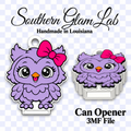 Cute Owl Can Opener 3MF File