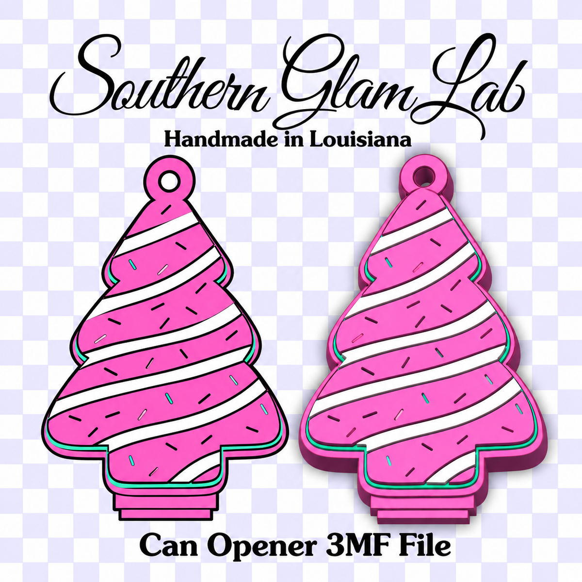 Tree Cake Can Opener 3MF File