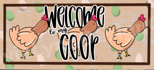 Chicken Coop Interchangeable Door Mat Insert