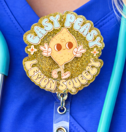 Easy Peasy Lemon Squeezy Badge Reel