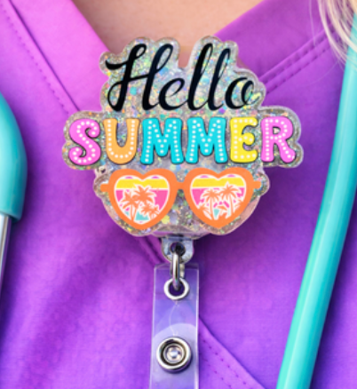 Hello Summer Summertime Badge Reel