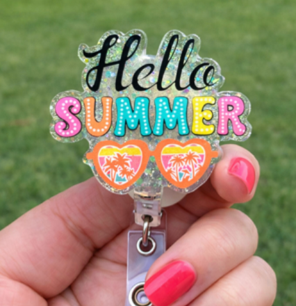 Hello Summer Summertime Badge Reel