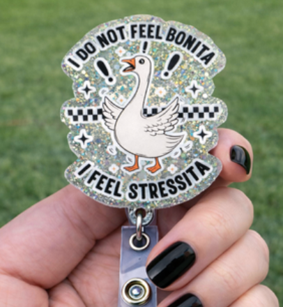 Bonita Stressita Badge Reel