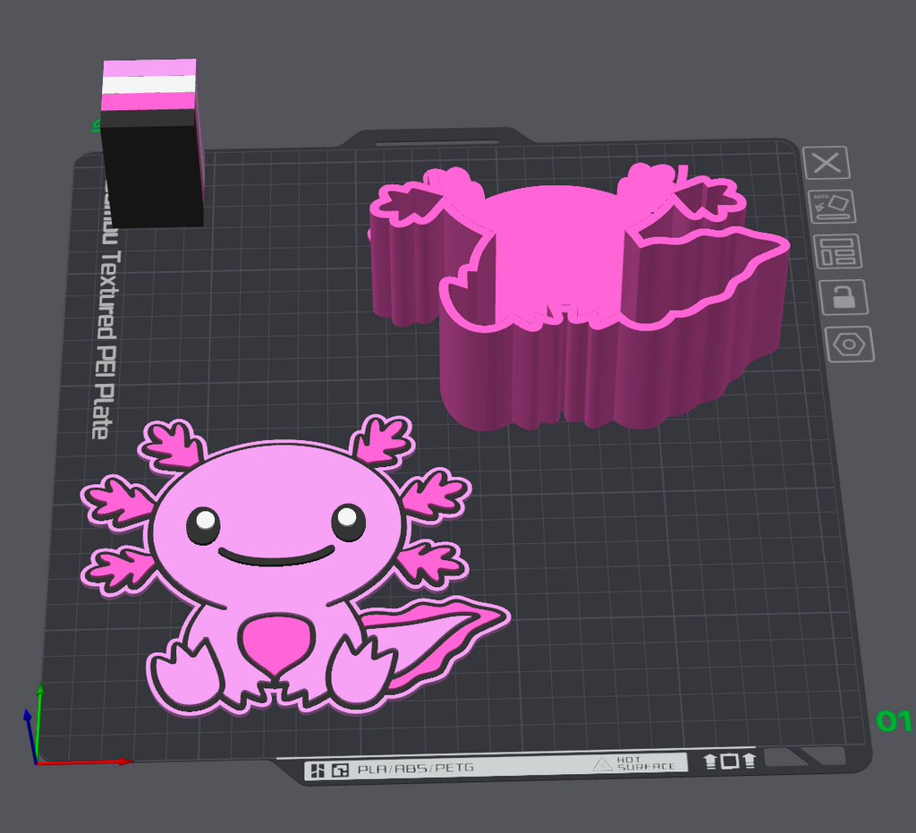 Axolotl Pen Holder