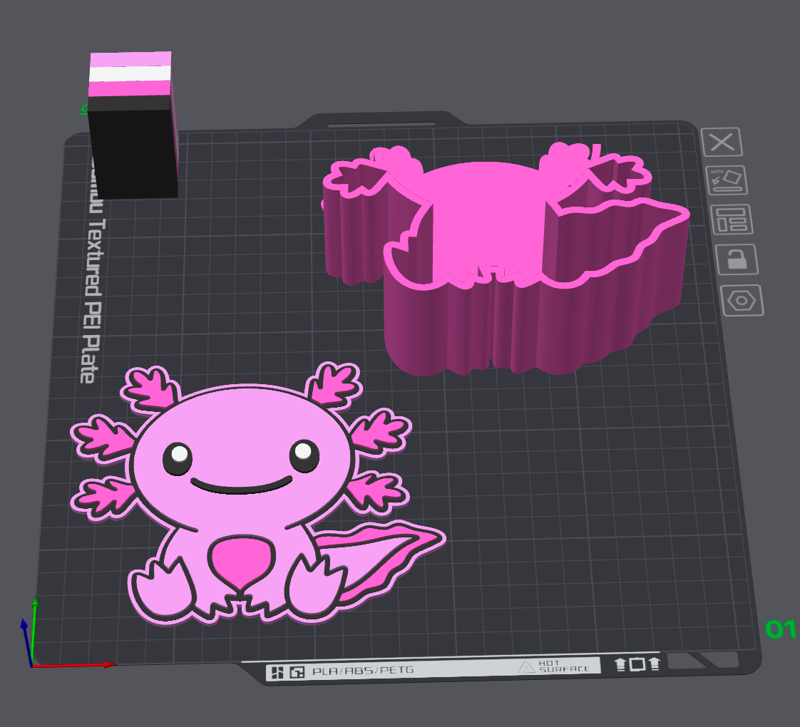 Axolotl Pen Holder