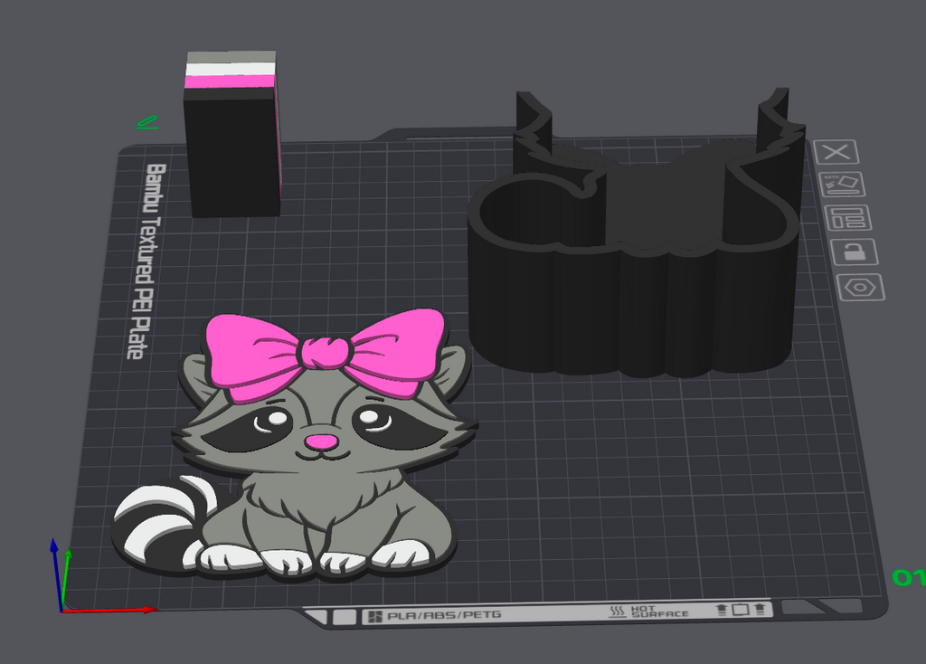 Raccoon Pen Holder