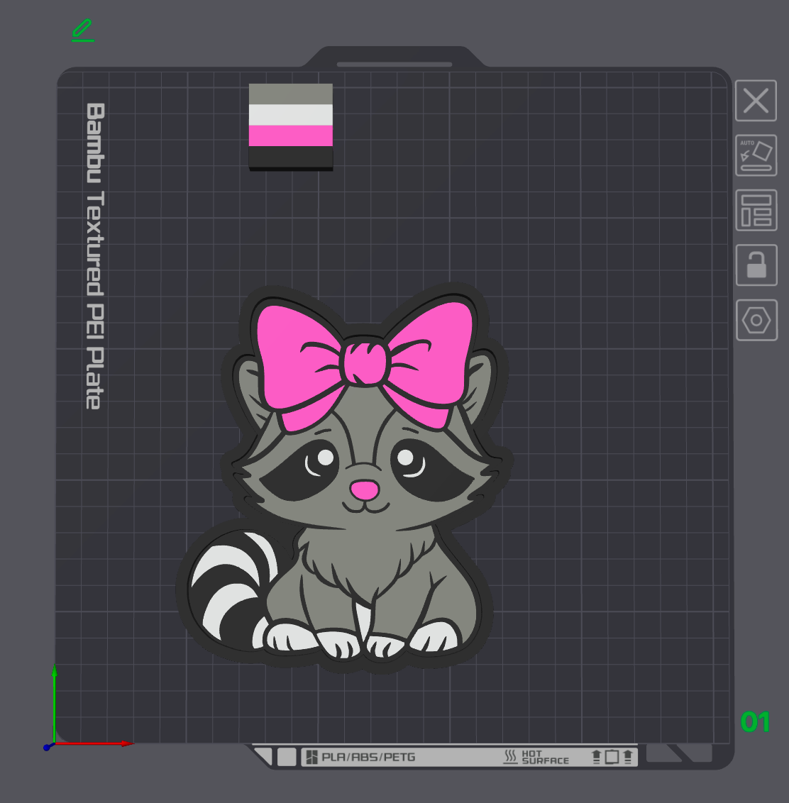 Raccoon Tray