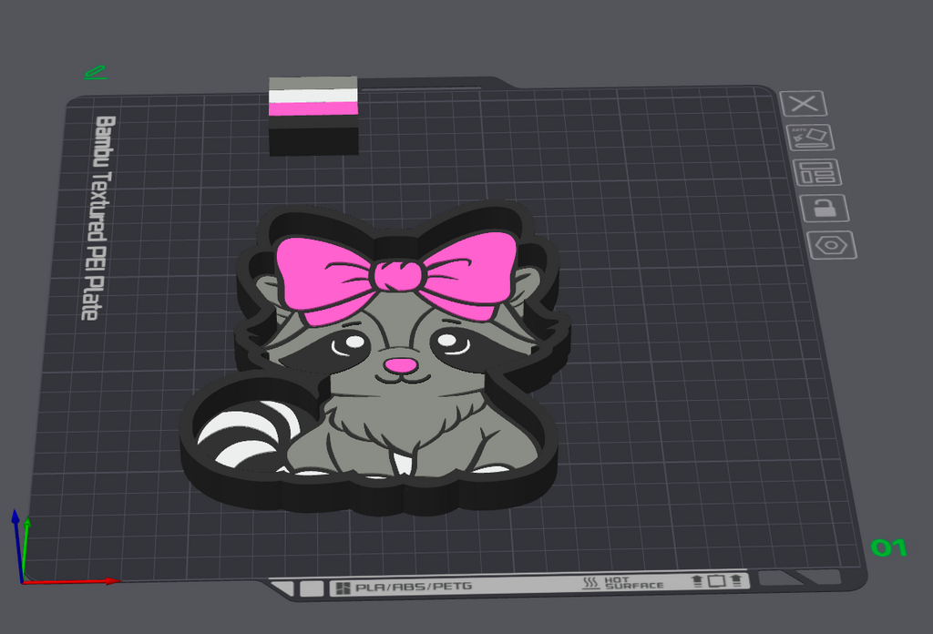 Raccoon Tray