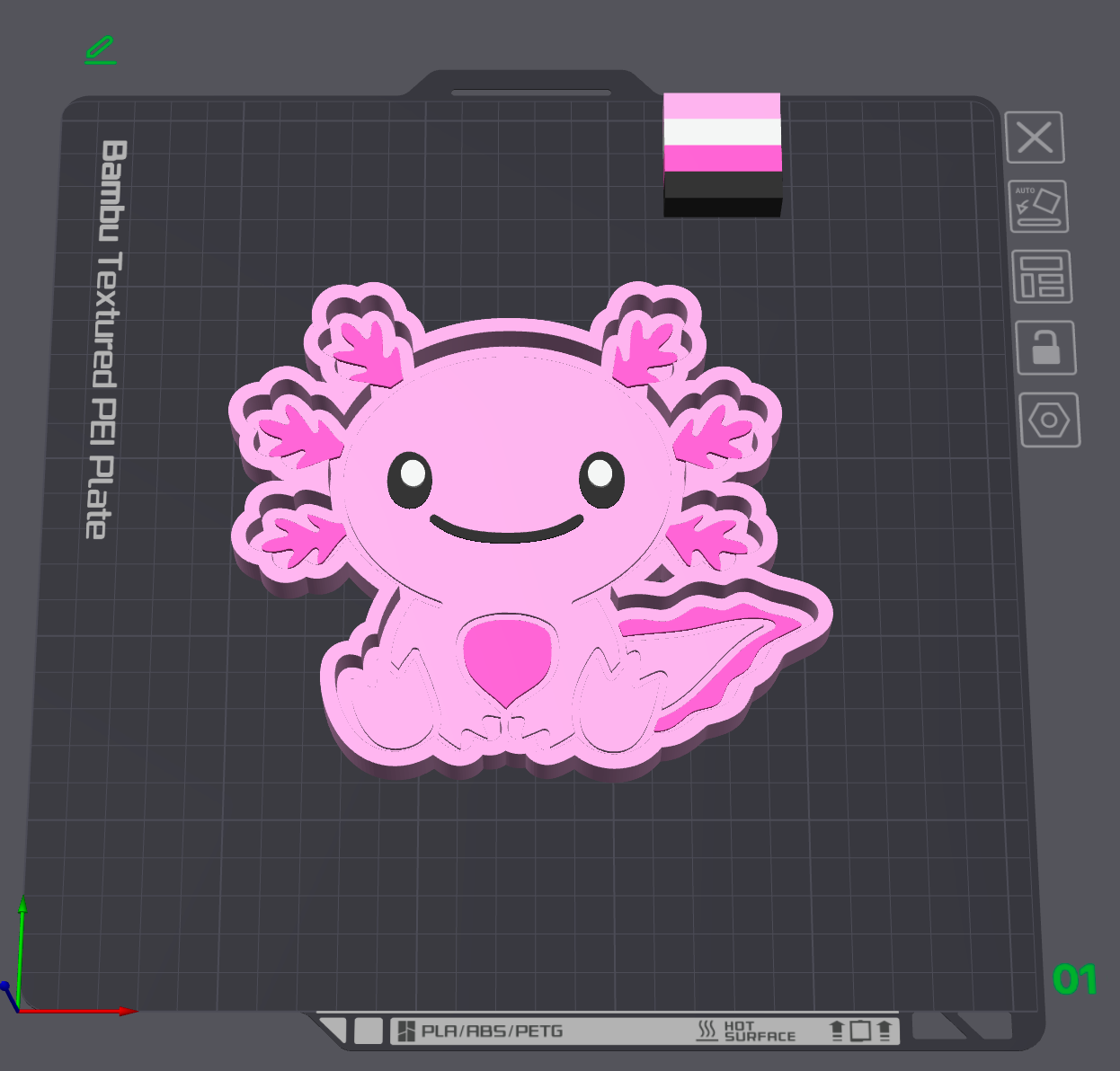 Axolotl Tray