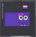 Owl Sticky Note Holder V1