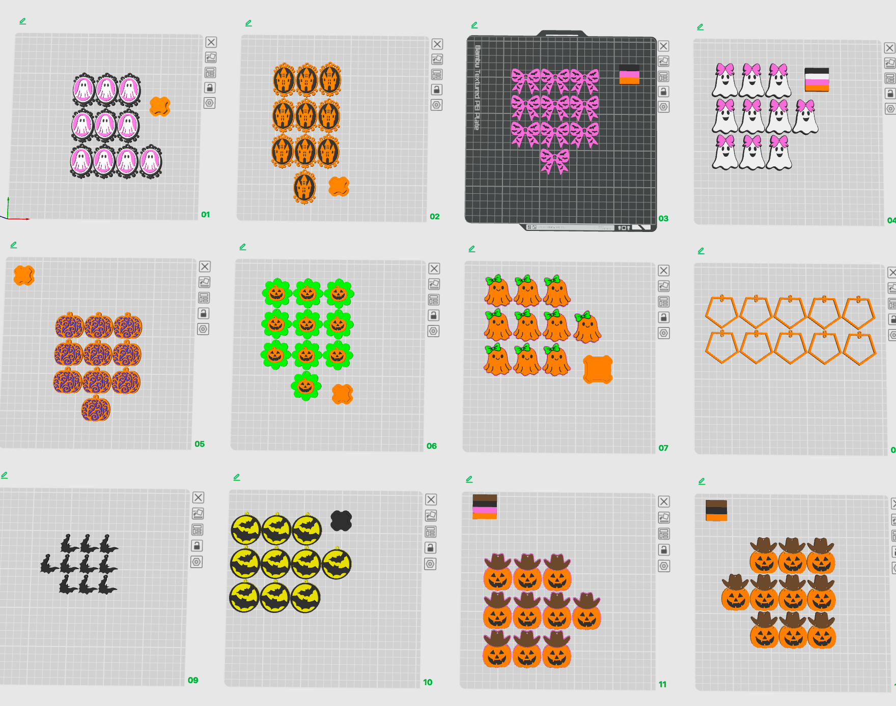 Halloween Earrings 10 Designs