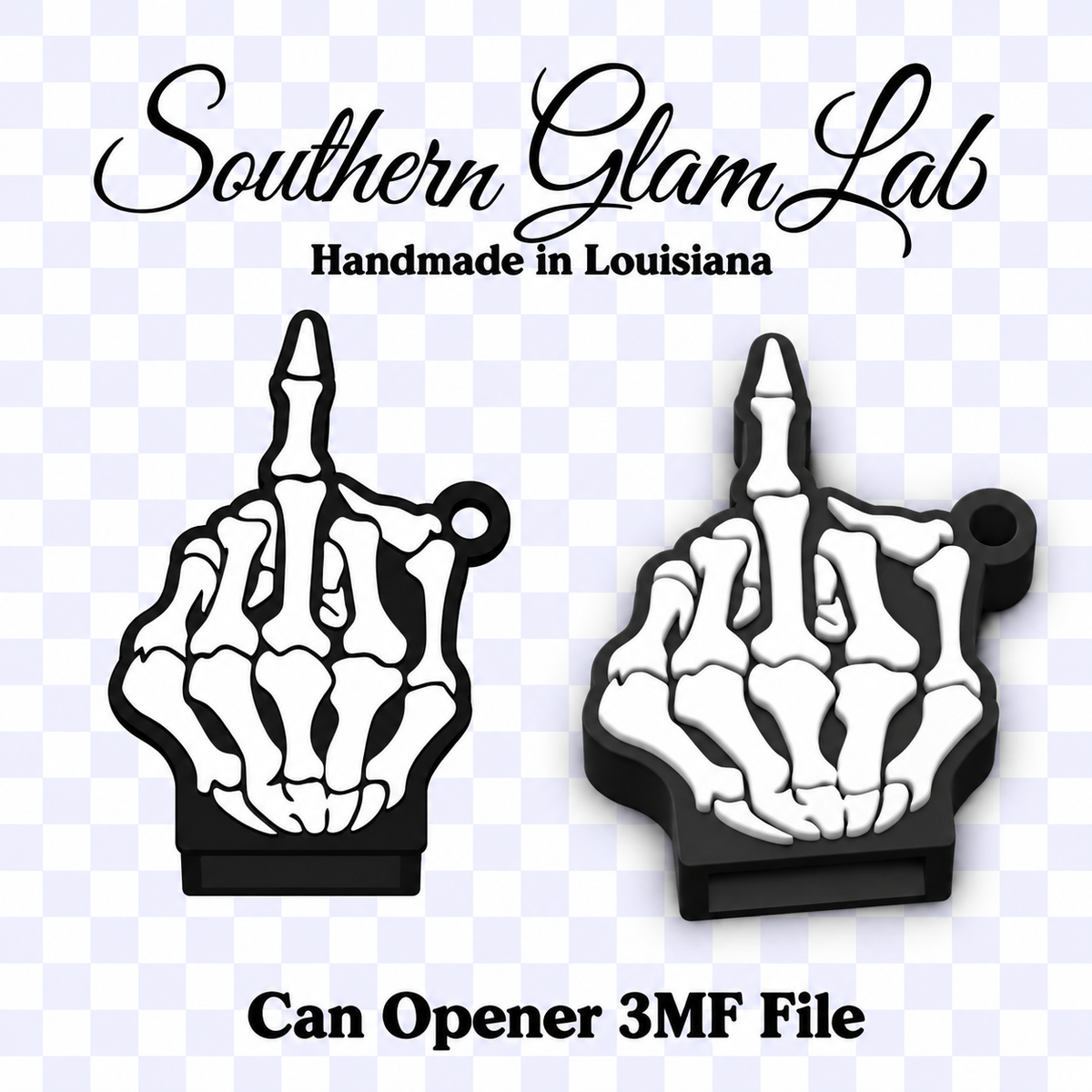 Middle Finger Can Opener 3MF File