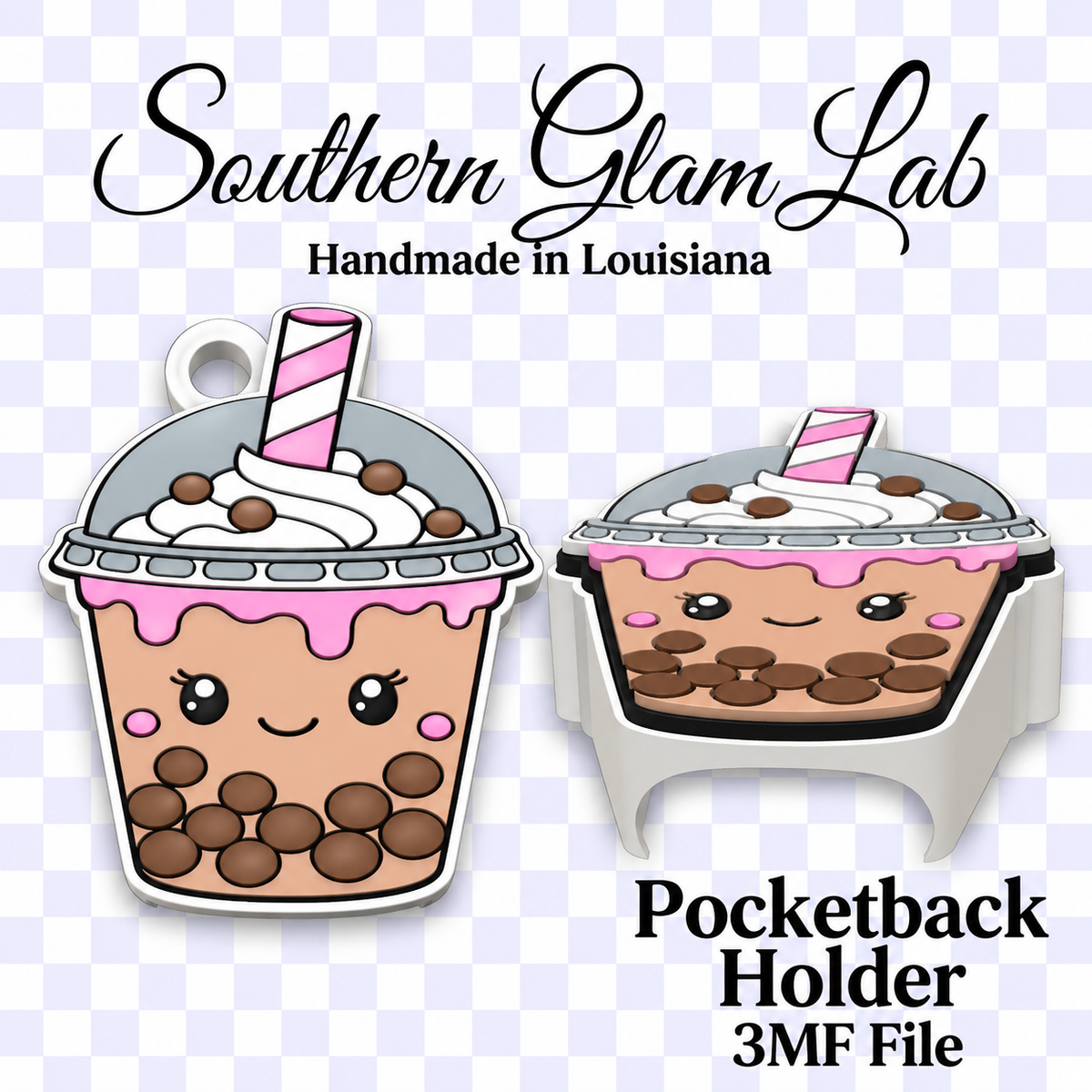 Boba Hand Sanitizer Pocketback Holder