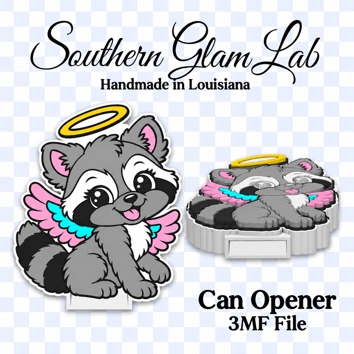 Halo Raccoon Can Opener 3MF File
