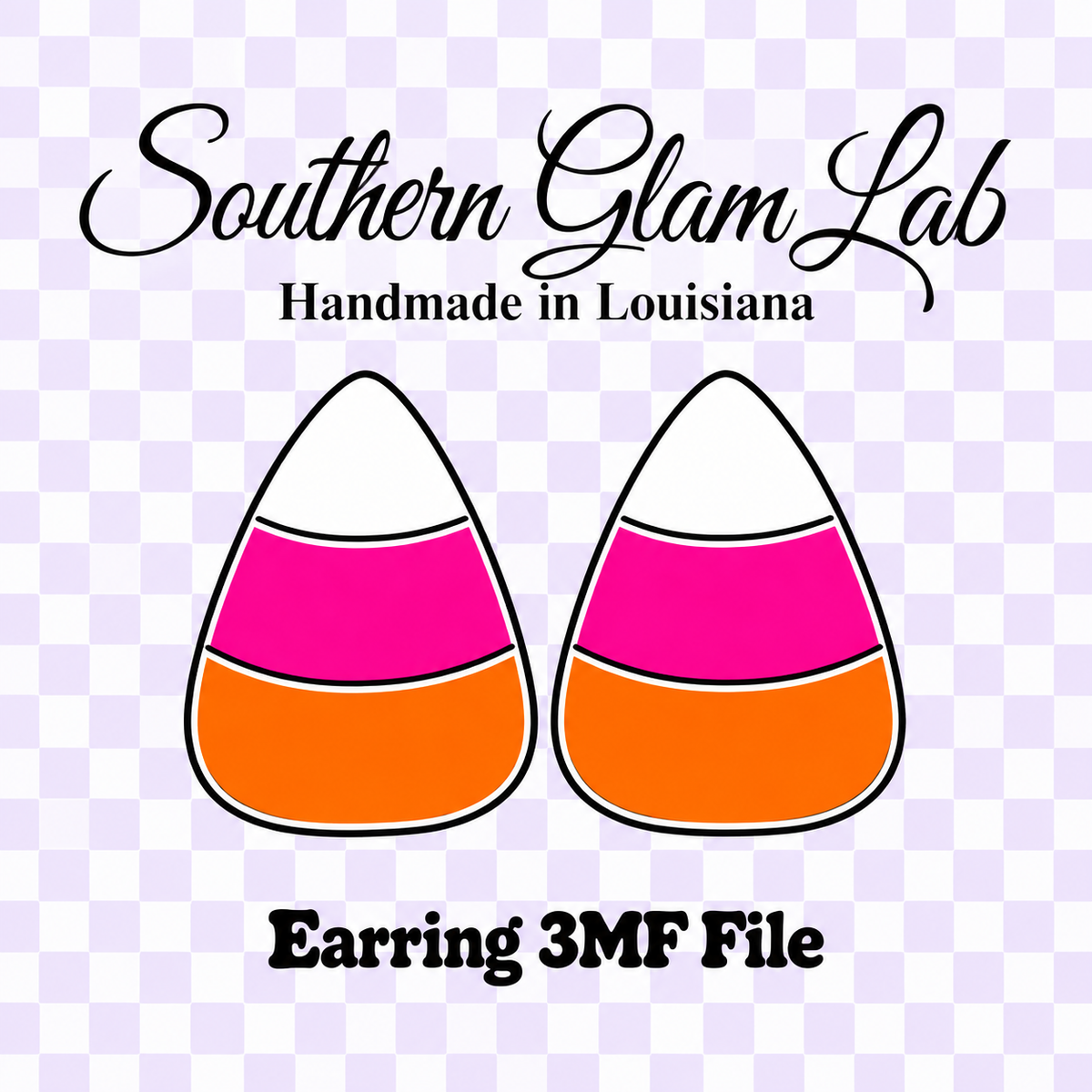 Candy Corn Stud Earrings
