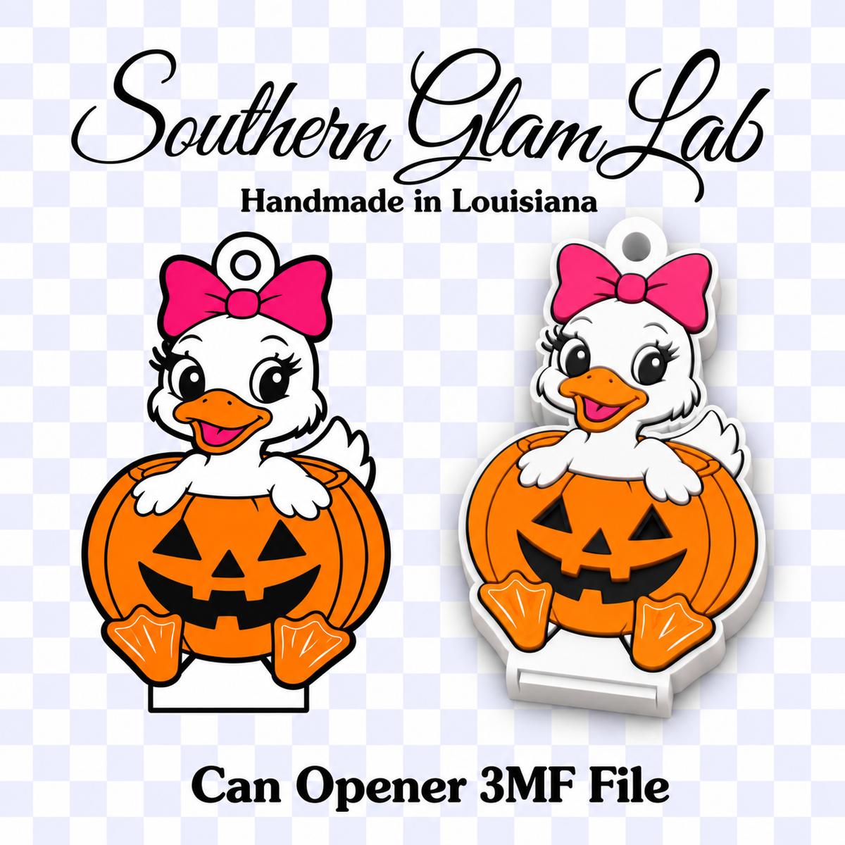 Pumpkin Duck Can Opener 3MF File