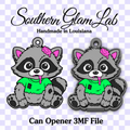 Zombie Raccoon Can Opener 3MF File