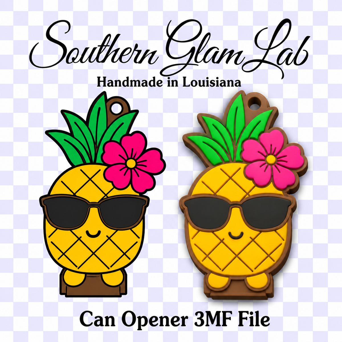 Cool Pineapple Can Opener 3MF File