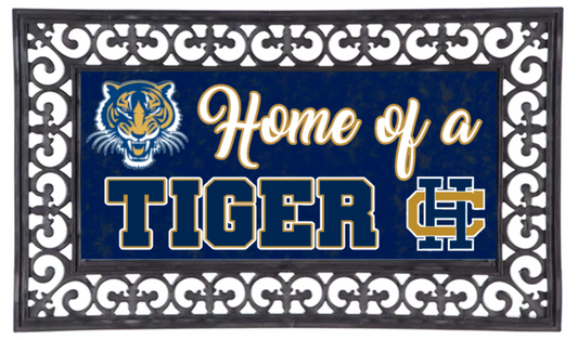 Holy Cross Tigers Door Mat